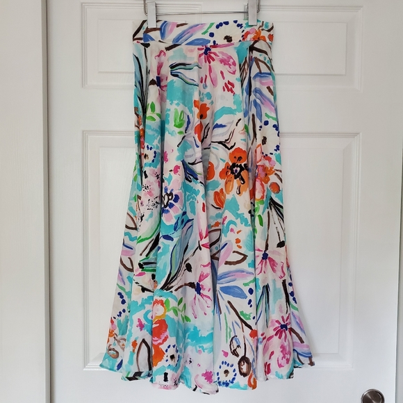 H&M Watercolor Floral Maxi Skirt - Picture 5 of 11